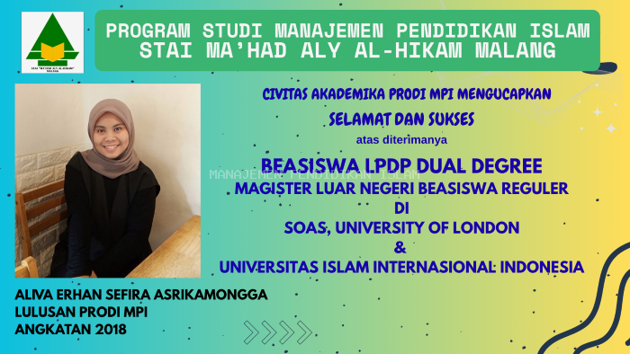 Lulusan Prodi MPI Meraih Beasiswa LPDP Dual Degree Magister Luar Negeri 